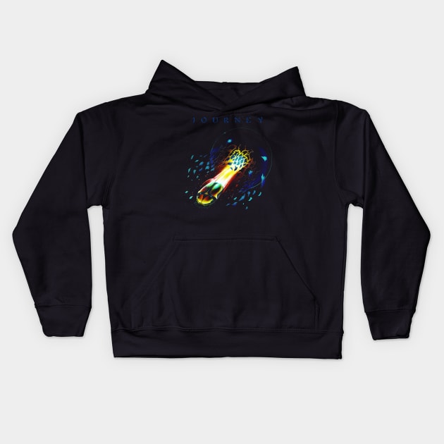 Journey Rock Band Kids Hoodie by PUBLIC BURNING